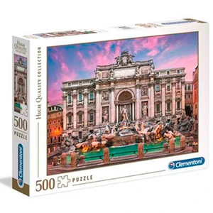 Clementoni - Puzzle 500 Trevi Fountain