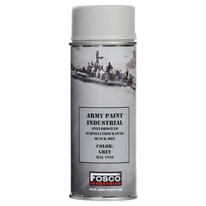 Farba ARMY v spreji 400ml FOSCO® - sivá (Farba: Sivá)