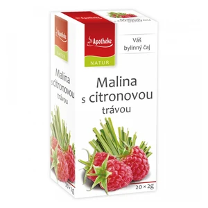 APOTHEKE malina s citrónovou trávou 20 sáčkov