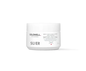 Maska pre blond a šedivé vlasy Goldwell Dualsenses Silver - 200 ml (206244) + darček zadarmo