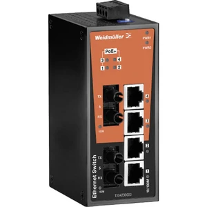 Weidmüller IE-SW-BL06T-4POE-2ST priemyselný ethernetový switch  10 / 100 MBit/s funkcia PoE