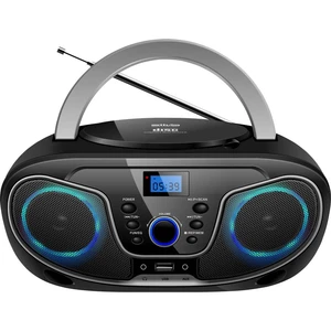 Silva Schneider MPC 19.4 USB CD-rádio FM AUX, CD, USB   čierna, strieborná