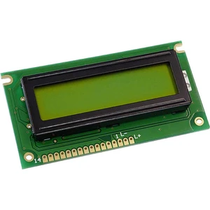 Display Elektronik LCD displej   žltozelená 16 x 2 Pixel (š x v x h) 84 x 44 x 10.1 mm DEM16217SYH-LY