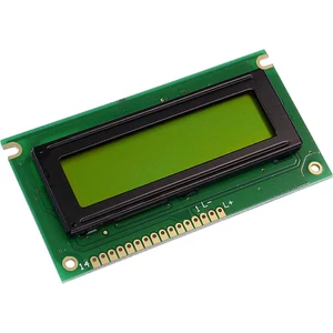 Display Elektronik LCD displej   žltozelená 16 x 2 Pixel (š x v x h) 84 x 44 x 6.5 mm DEM16217SYH