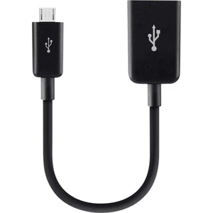 Belkin #####USB-Kabel USB 2.0 #####USB-Micro-B Stecker, #####USB-A Buchse 12.00 cm čierna