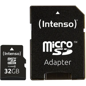 Pamäťová karta Micro SDHC 32 GB Intenso High Performance Class 10 vr. SD adaptéru