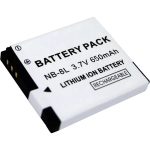 Conrad energy NB-8L akumulátor do kamery Náhrada za orig. akumulátor NB-8L 3.7 V 650 mAh