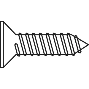 TOOLCRAFT 194665 HC2,9*9,5 D7982:A2K zapustené skrutky so zápustnou hlavou 2.9 mm 9.5 mm krížová dražka Philips DIN 7982