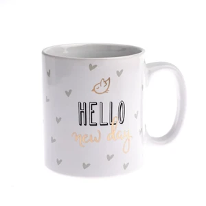 Porcelánový hrnček Dakls Hello New Day, 650 ml