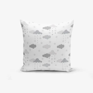 Obliečka na vankúš s prímesou bavlny Minimalist Cushion Covers Grey Clouds, 45 × 45 cm