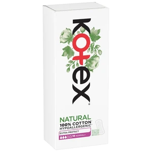 KOTEX vložky Liners Natural Normal+ 18 ks