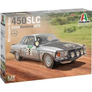 Italeri Model Kit auto Mercedes-Benz 450SLC Rallye Bandama 1979 1:24