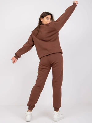 Dark brown cotton tracksuit Edvige