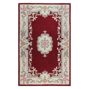 Červený vlnený koberec Flair Rugs Aubusson, 150 × 240 cm