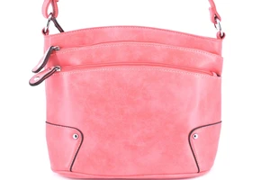 Dámská kabelka crossbody - růžová