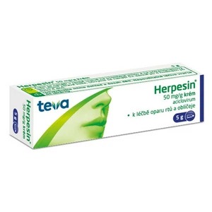 HERPESIN 5% Krém 5 mg