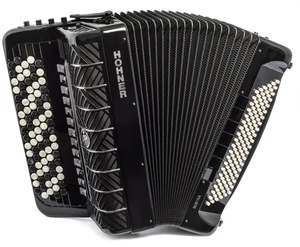 Hohner Mattia IV 120 CR C Gun Black Acordeon cu butoane