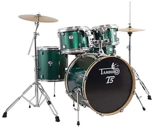 Tamburo T5S18 Green Sparkle Akustik-Drumset