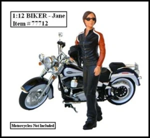 Biker Jane Figure  For 112 Models by American Diorama