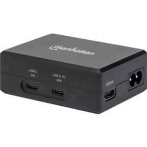 USB-C™ notebook dokovací stanice Manhattan Smart Video PD-Ladehub 1xHDMI 1xUSB-C PD(45W) 1xUSB-C(5V/1A) 2xUSB3.2 Gen1 Typ A vhodné pro značky: univerz