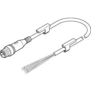 Připojovací kabel pro senzory - aktory FESTO NEBU-LE5-K-1-M12G5 569840 1.00 m, 1 ks