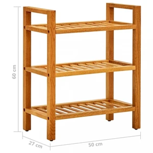 Botník s policemi dub Dekorhome 50x27x60 cm