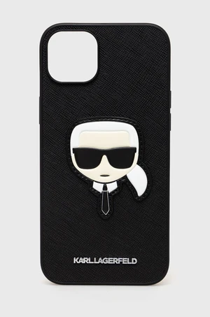 Puzdro na mobil Karl Lagerfeld Iphone 14 Plus 6,7" čierna farba