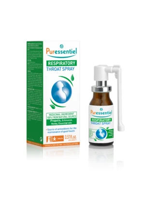 PURESSENTIEL Sprej proti bolesti v hrdle 15 ml