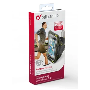 CellularLine ARMBAND RUNNING Sportovní neoprénové pouzdro vel. 5.2", černé