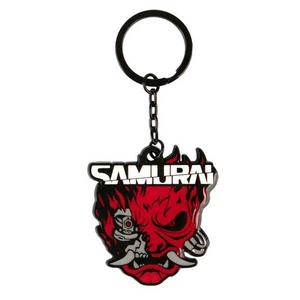 Kulcstartó Cyberpunk 2077 Samurai Logo Metal (Good Loot)