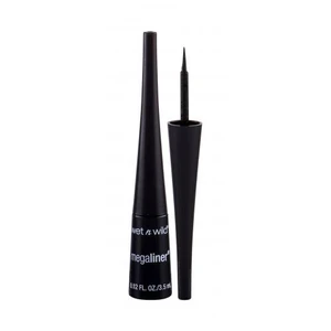 Wet n Wild MegaLiner 3,5 ml oční linka pro ženy Black tekuté linky