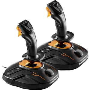 Thrustmaster T.16000M Space Sim Duo Stick joystick k leteckému simulátore  PC čierna, oranžová