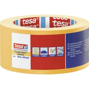 tesa PRECISION STANDARD 04344-00000-00 krepová lepiaca páska Precízny krep® žltá (d x š) 50 m x 50 mm 1 ks