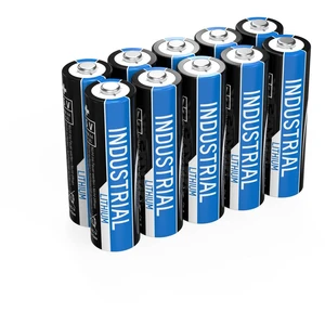 Ansmann Lithium Industrial FR6 tužková batéria typu AA lítiová 3000 mAh 1.5 V 10 ks