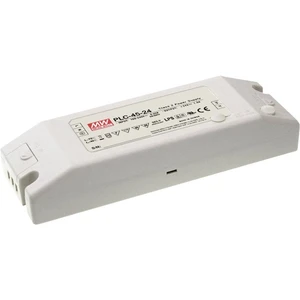 Mean Well PLC-45-15 LED driver, napájací zdroj pre LED  konštantné napätie, konštantný prúd 45 W 3 A 15 V/DC bez možnost