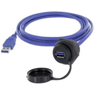 Zásuvka USB 3.0 A vestavná zásuvka encitech 1310-1025-01 M30, 1 ks