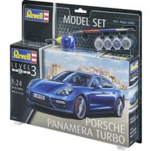 Model auta, stavebnice Revell Porsche Panamera Turbo 67034, 1:24