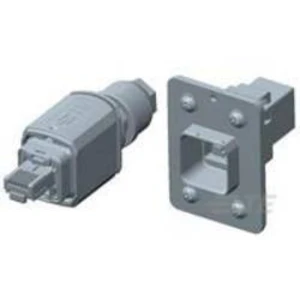 Zásuvka, vestavná, zástrčka, rovná TE Connectivity 4-2120875-1, RJ45 černá, 1 ks