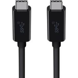 USB 3.0 kabel Belkin F2CU052bt1m-BLK F2CU052BT1M-BLK, 1.00 m, černá