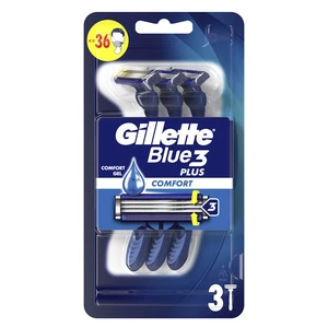 GILLETTE Blue3  Comfort Jednorázový holící strojek 3 kusy