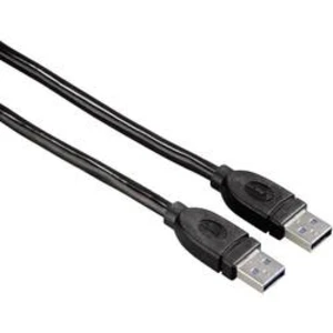 USB 3.0 kabel Hama 00054500, 1.80 m, černá