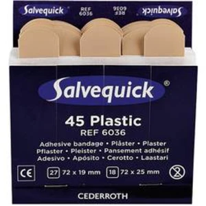 Söhngen 1009036 Náhradní pásky do náplastí Salvequick Refill 6036, voděodolné, 45 ks