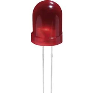 LED dioda kulatá s vývody JUMBO-LED ROT 8MM, L-793 ID, 20 mA, 8 mm, 2 V, 60 °, 3 mcd, červená