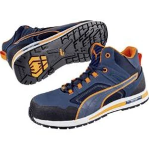 Bezpečnostní obuv S3 PUMA Safety Crosstwist Mid 633140-39, vel.: 39, modrá, oranžová, 1 pár