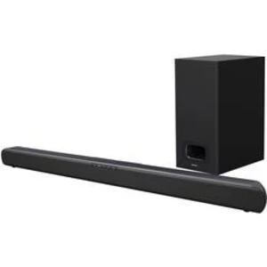 Soundbar Karcher SB 800S vč. subwoofru propojeného kabelem, USB, upevnění na zeď, černá