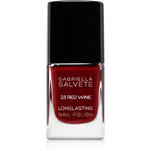 Gabriella Salvete Longlasting Enamel dlouhotrvající lak na nehty s vysokým leskem odstín 23 Red Wine 11 ml