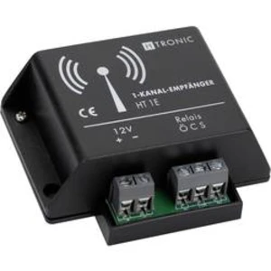 Bezdrátový přijímač H-Tronic HT1E, 1618260 Spínací hodnoty 230 V / 5 A nebo 24 V DC / 5 A