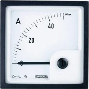 Analogové panelové měřidlo Weigel PQ96K 100A/60mV 100 A/DC (60mA)