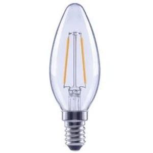 LED žárovka Sygonix SY-4318658 230 V, E14, 2.5 Wp = 25 W, teplá bílá, A++ (A++ - E), tvar svíčky, vlákno, 1 ks