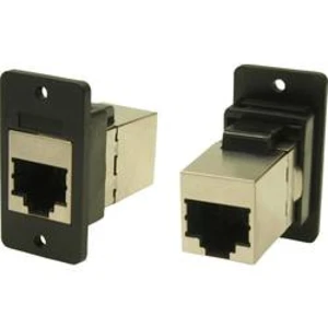 Adaptér, vestavný Cliff CP30625SX, RJ45 černá, 1 ks